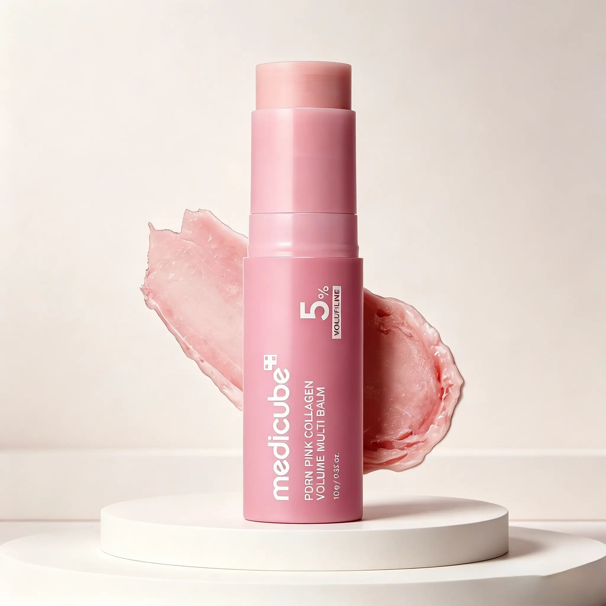 Medicube PDRN Pink Collagen Multi Balm Stick 10G, 5% Volufiline Anti-Aging Plumping Stick for Fine Lines Dry Skin